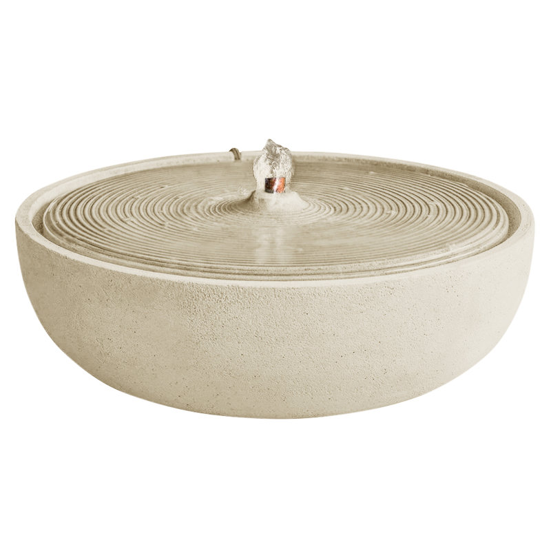 Campania International, Inc Concrete Ripple Fountain & Reviews Wayfair